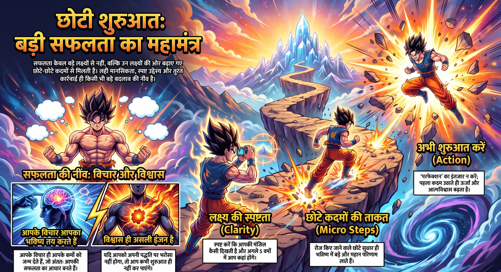 छोटी शुरुआत : सफलता का महामंत्र
