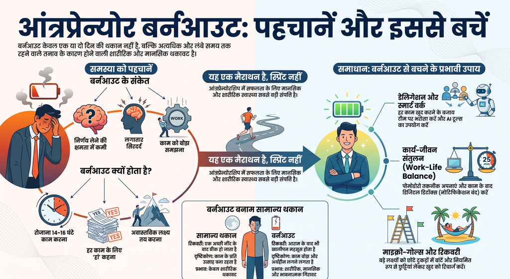 entrepreneur burnout prevention tips in hindi