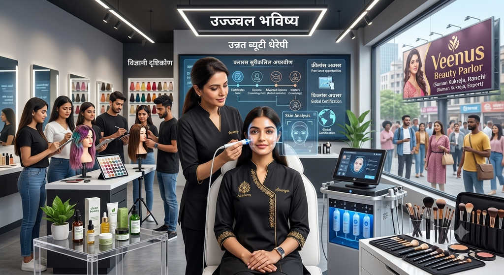 Beautician Course Details in Hindi - ब्यूटीशियन कोर्स और करियर स्कोप