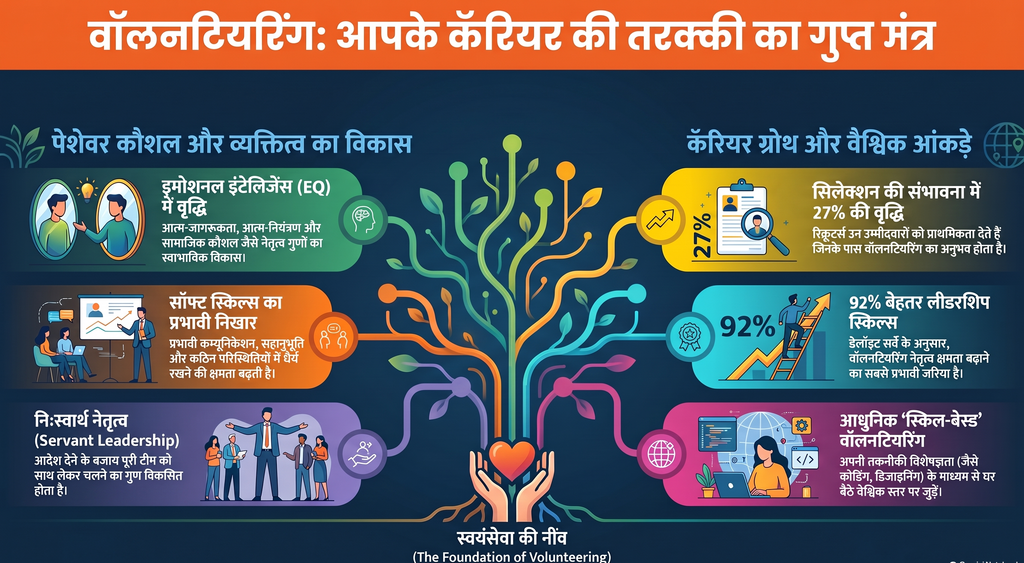 वॉलनटियरिंग के फायदे - सॉफ्ट स्किल्स और लीडरशिप डेवलपमेंट
