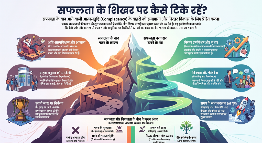सफलता के बाद भी नया करने की कोशिश जरूरी - Business Success Concept Hindi